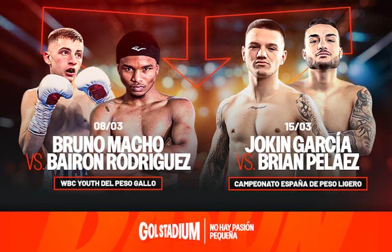 Bruno Macho vs. Bairon Rodríguez y Jokin García vs. Brian Pelaez