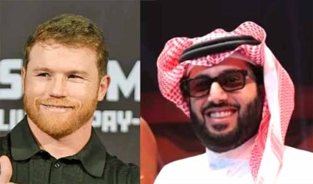 Canelo y Turki Alalshik