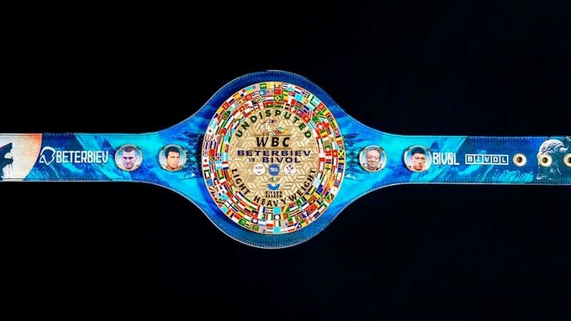 Cinturón Conmemorativo WBC para Beterbiev VS Bivol II