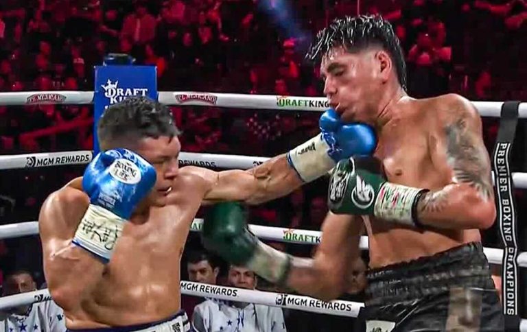 Pitbull Cruz se impone por decisión Ángel Fierro